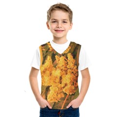 Yellow Sideways Sumac Kids  Sportswear by okhismakingart