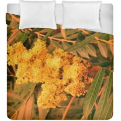 Yellow Sideways Sumac Duvet Cover Double Side (king Size) by okhismakingart