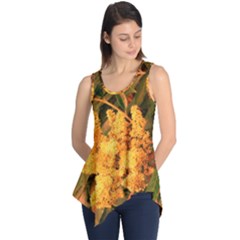 Yellow Sideways Sumac Sleeveless Tunic by okhismakingart