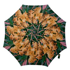 Green And Gold Sideways Sumac Hook Handle Umbrellas (medium) by okhismakingart