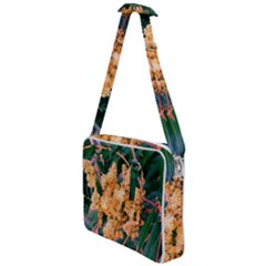 Green And Gold Sideways Sumac Cross Body Office Bag