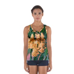 Green And Gold Sideways Sumac Sport Tank Top 