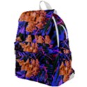 Blue and Gold Sideways Sumac Top Flap Backpack View1