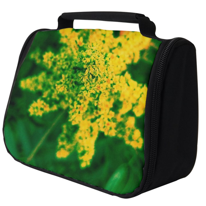 Yellow Sumac Bloom Full Print Travel Pouch (Big)