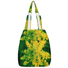 Yellow Sumac Bloom Center Zip Backpack