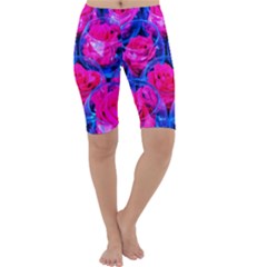 Rose Bowls Cropped Leggings  by okhismakingart