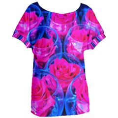 Rose Bowls Women s Oversized Tee by okhismakingart