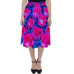 Rose Bowls Classic Midi Skirt by okhismakingart