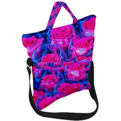 Rose Bowls Fold Over Handle Tote Bag