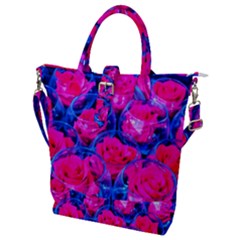 Rose Bowls Buckle Top Tote Bag