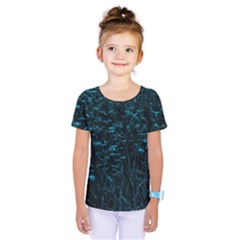 Dark Green Queen Anne s Lace Hillside Kids  One Piece Tee