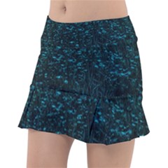 Dark Green Queen Anne s Lace Hillside Tennis Skirt