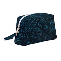 Dark Green Queen Anne s Lace Hillside Wristlet Pouch Bag (medium)