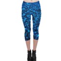 Blue Queen Anne s Lace Hillside Capri Leggings  View1