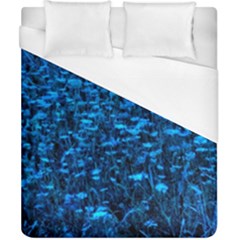 Blue Queen Anne s Lace Hillside Duvet Cover (california King Size) by okhismakingart