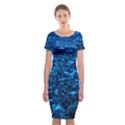 Blue Queen Anne s Lace Hillside Classic Short Sleeve Midi Dress View1