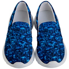 Blue Queen Anne s Lace Hillside Kids  Lightweight Slip Ons by okhismakingart