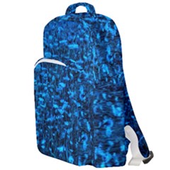 Blue Queen Anne s Lace Hillside Double Compartment Backpack by okhismakingart