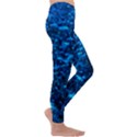 Blue Queen Anne s Lace Hillside Kids  Lightweight Velour Leggings View3