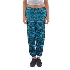 Blue-green Queen Annes Lace Hillside Women s Jogger Sweatpants by okhismakingart