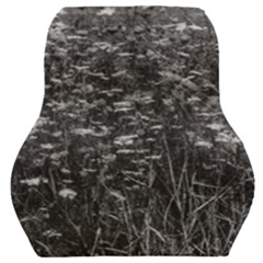 Black And White Queen Anne s Lace Hillside Car Seat Back Cushion  by okhismakingart