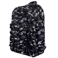 High Contrast Black And White Queen Anne s Lace Hillside Classic Backpack by okhismakingart