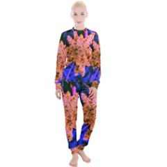 Yellow, Pink, And Blue Sumac Bloom Women s Lounge Set by okhismakingart