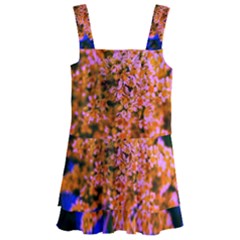 Yellow, Pink, And Blue Sumac Bloom Kids  Layered Skirt Swimsuit