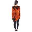 Orange Sumac Bloom Long Sleeve Tunic  View2