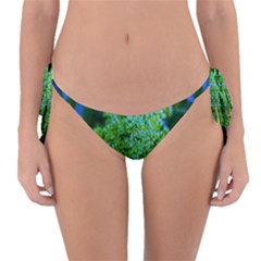 Lime Green Sumac Bloom Reversible Bikini Bottom by okhismakingart