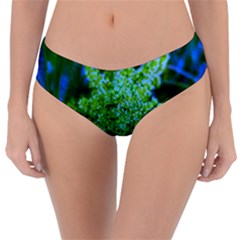 Lime Green Sumac Bloom Reversible Classic Bikini Bottoms by okhismakingart