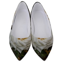 White Angular Rose Women s Low Heels by okhismakingart