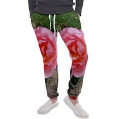 Pink Rose Men s Jogger Sweatpants