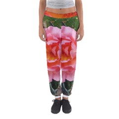 Pink Rose Women s Jogger Sweatpants by okhismakingart