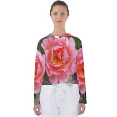 Pink Rose Women s Slouchy Sweat by okhismakingart