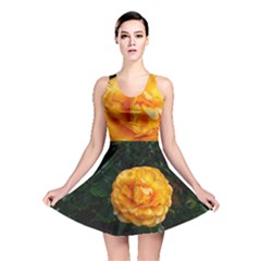 Yellow Rose Reversible Skater Dress by okhismakingart