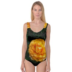 Yellow Rose Princess Tank Leotard  by okhismakingart