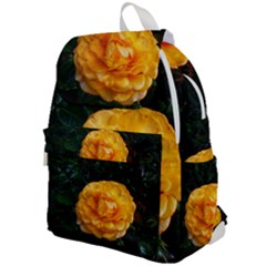 Yellow Rose Top Flap Backpack by okhismakingart