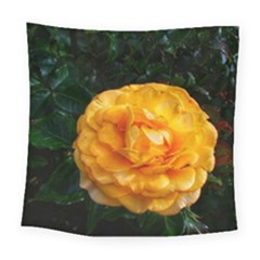 Yellow Rose Square Tapestry (large) by okhismakingart