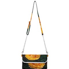 Yellow Rose Mini Crossbody Handbag by okhismakingart