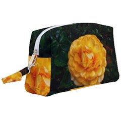 Yellow Rose Wristlet Pouch Bag (large)