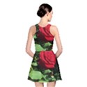 Deep Red Rose Reversible Skater Dress View2