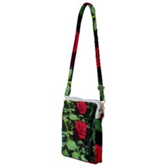 Deep Red Rose Multi Function Travel Bag by okhismakingart