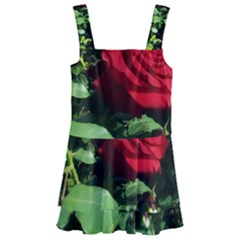 Deep Red Rose Kids  Layered Skirt Swimsuit by okhismakingart