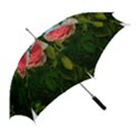 Complex Pink Rose Straight Umbrellas View2