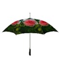 Complex Pink Rose Straight Umbrellas View3