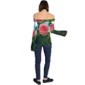 Complex Pink Rose Off Shoulder Long Sleeve Top View2