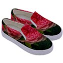 Complex Pink Rose Kids  Canvas Slip Ons View3