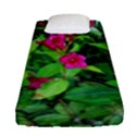 Purple Park Flowers Fitted Sheet (Single Size) View1