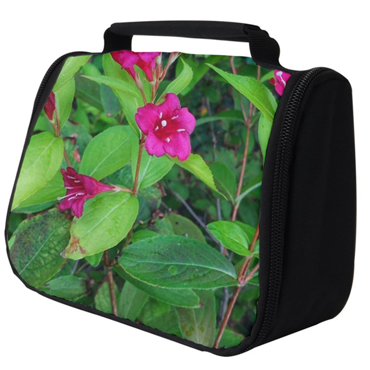 Purple Park Flowers Full Print Travel Pouch (Big)